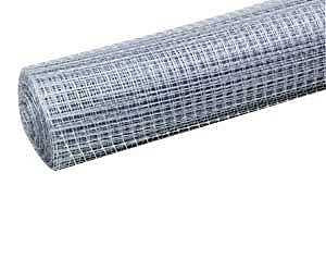 Quest PN48 Chicken Wire Mesh, 50 ft L, 4 ft W, 1/2 x 1/2 in Mesh, Plastic, Silver