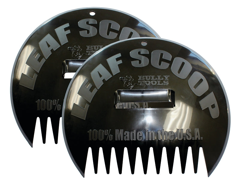 BULLY Tools 1000 Leaf Scoop, 12-1/2 in L, 14-5/8 in W, Polymer Blade, Polypropylene Handle