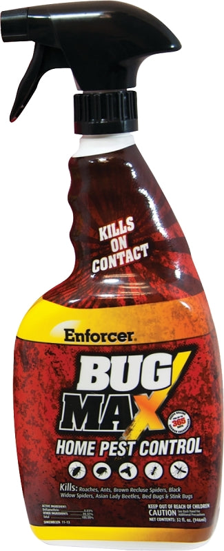 Enforcer EBM32 Home Pest Control Insect Killer, Liquid, Spray Application, 32 oz