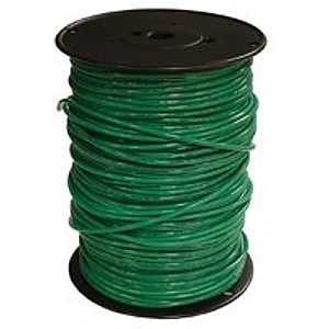 Southwire 10GRN-STRX500 Building Wire, 10 AWG Wire, 1 -Conductor, 500 ft L, Copper Conductor, Nylon Sheath