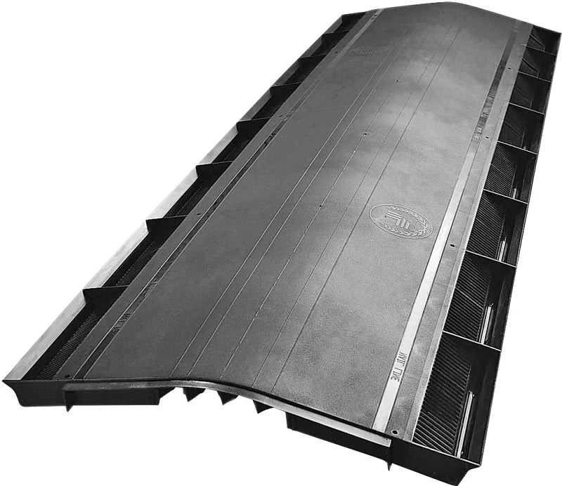 Lomanco Omni Series OR4 Ridge Vent, 4 ft L, Black