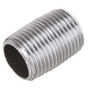 Prosource 1/2XCB Pipe Nipple, 1/2 in, Male, Steel, SCH 40 Schedule, 18-1/2 in L