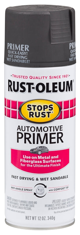 Stops Rust 2089830 Automotive Spray Primer , Dark Gray, 12 oz, Can