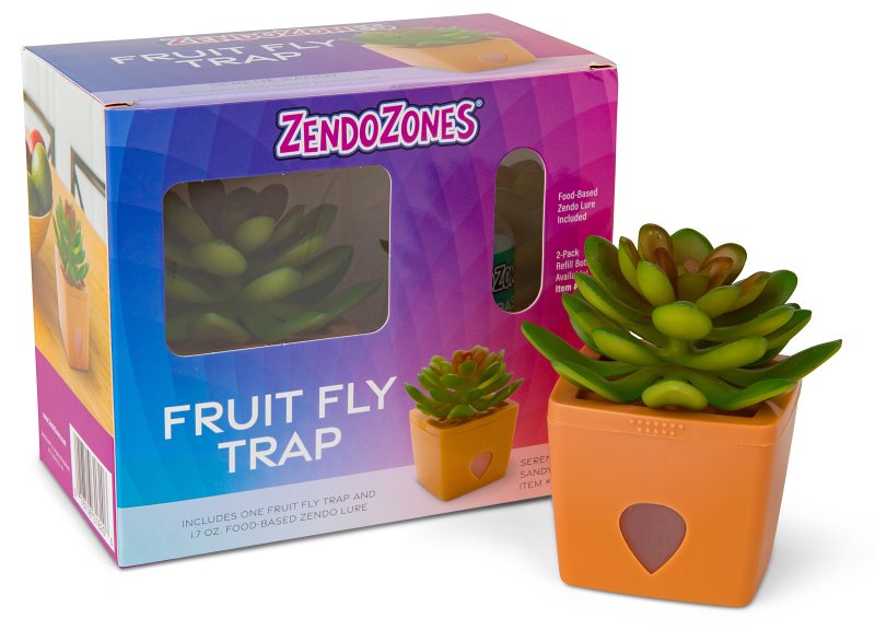 ZendoZones 1820-SS Serene Sandy Fruit Fly Trap