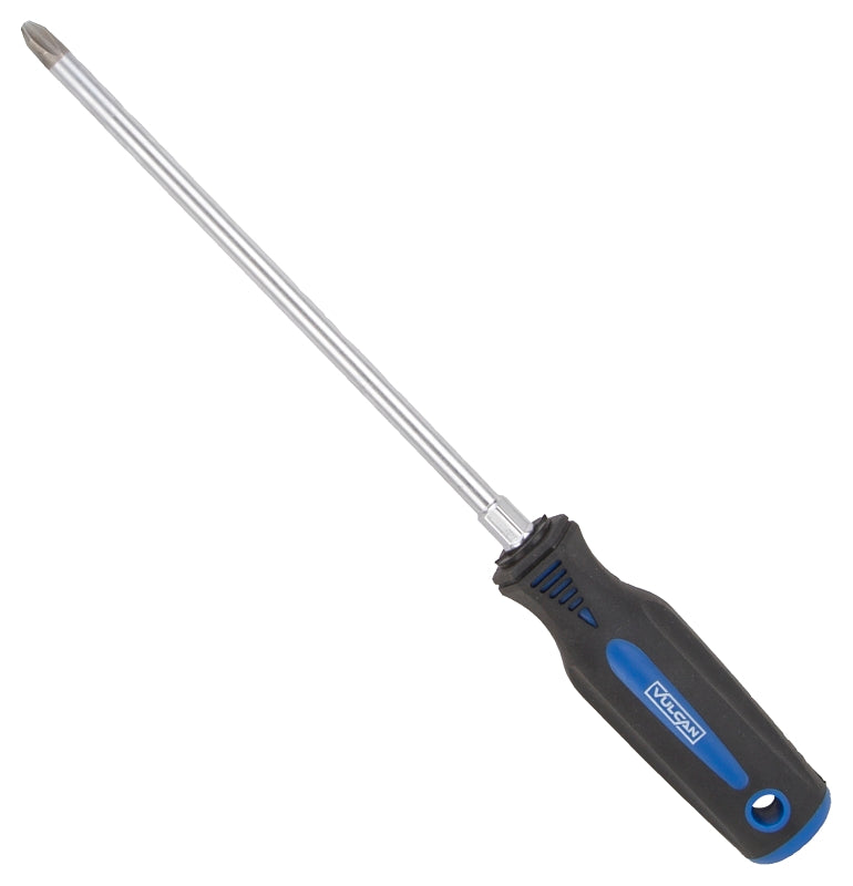 Vulcan Screwdriver, #3 Drive, Phillips Drive, 12-1/2 in OAL, 8 in L Shank