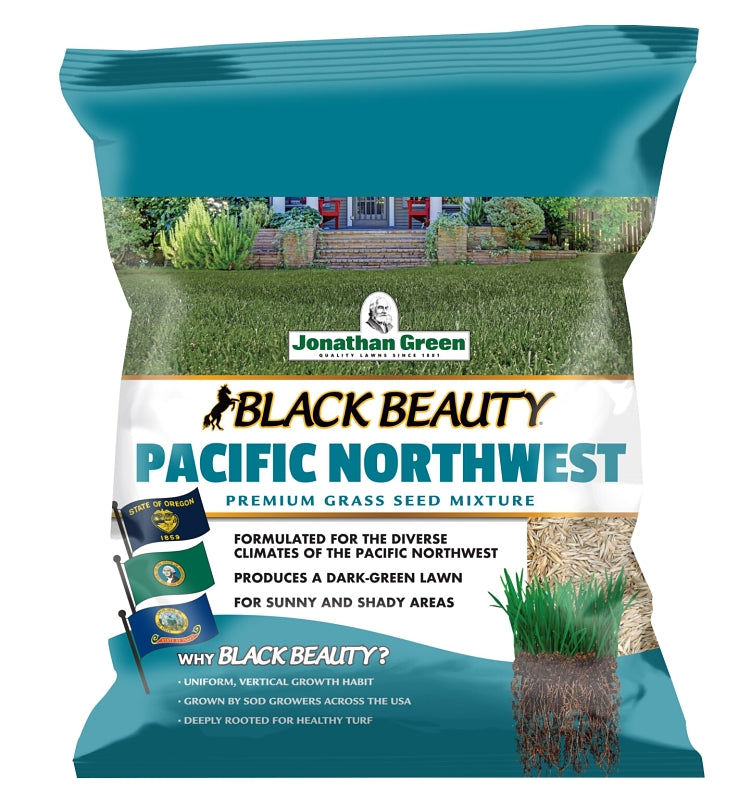 Jonathan Green Black Beauty Pacific Northwest Series 10365 Premium Grass Seed Mix, 3 lb Bag