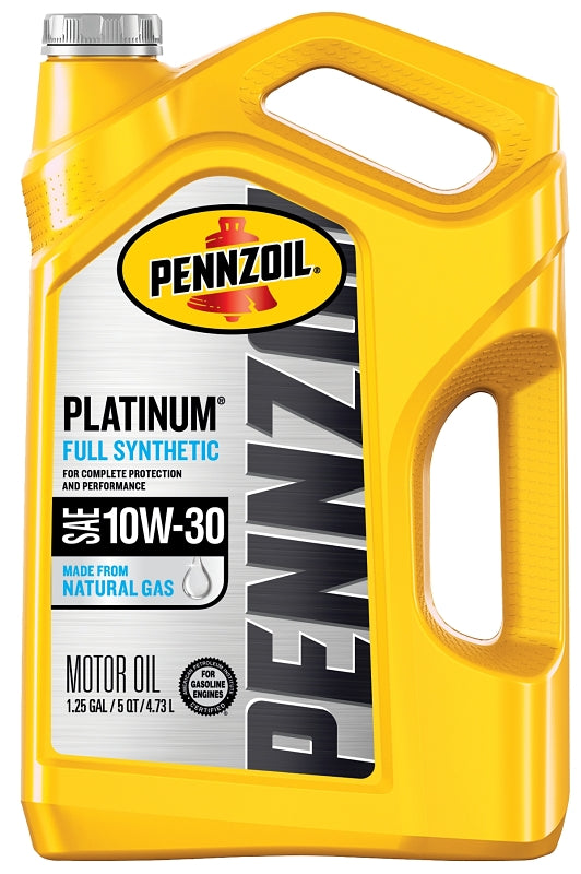 Pennzoil 550046205 Motor Oil, 10W-30, 5 qt Bottle
