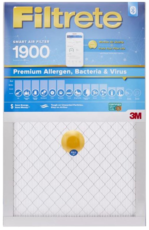 Filtrete S-UA04-4 Smart Air Filter, 25 in L, 14 in W, 13 MERV, 1900 MPR
