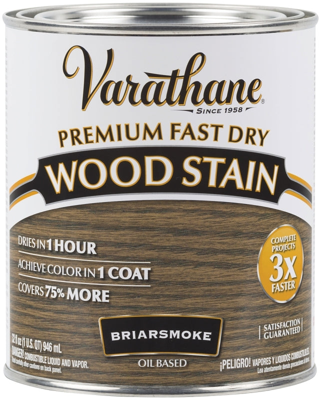 Varathane 313608 Stain, Briar Smoke, Liquid, 1 qt, Can