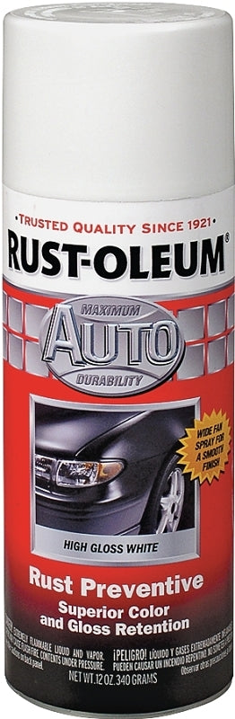 Rust-Oleum Automotive 252468 Automotive Spray Paint, Gloss, White, 11 oz, Can