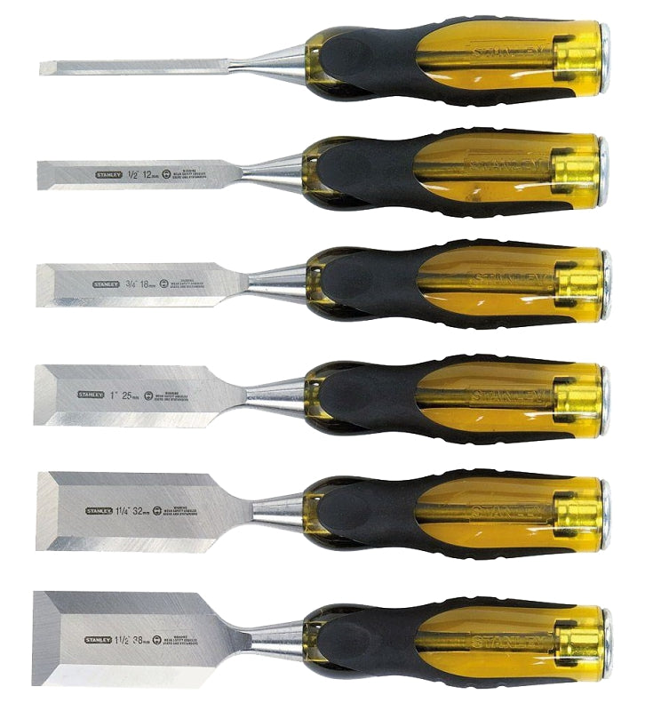 Stanley Thru-Tang Series 16-971 Chisel Set, 6-Piece