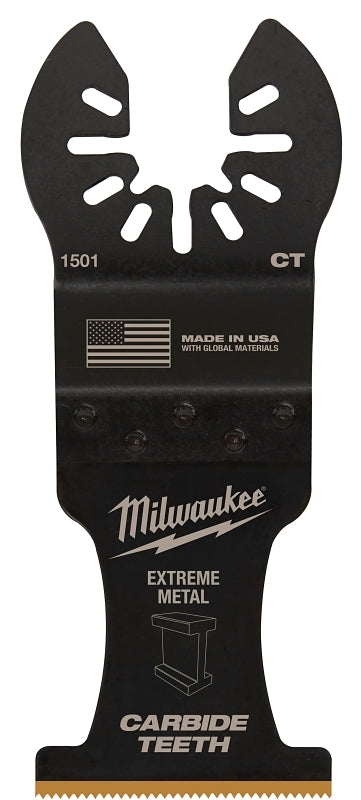 Milwaukee 49-25-1501 Blade, 1-3/8 in, 2 in D Cutting, Carbide/HCS/Titanium