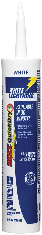 W31010010 BOLT CAULK WH 10OZ