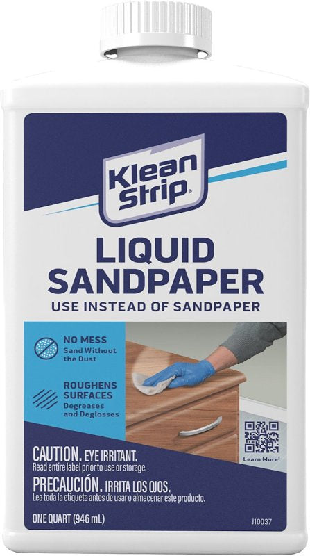 Klean Strip QWN285 Easy Liquid Sander Deglosser, Liquid, 1 qt