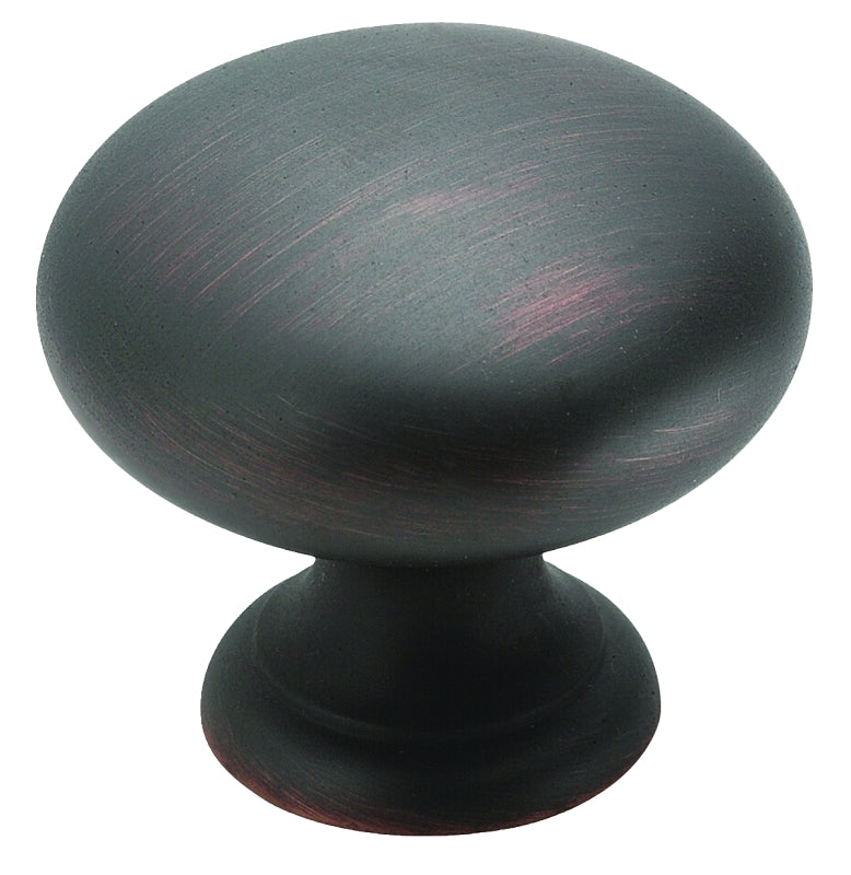 Amerock Classics Series BP1950ORB Cabinet Knob, 1-1/8 in Projection, Brass, Oil-Rubbed Bronze