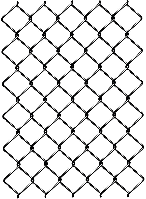 Rangemaster 10661 EZ Roll Chain-Link, 50 ft L, 72 in H, 12-1/2 Gauge, Zinc