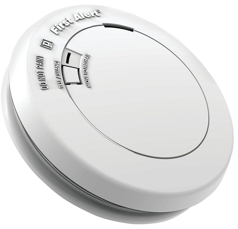 First Alert 1039871 Smoke and Carbon Monoxide Alarm, 85 dB, Alarm: Audible, Electrochemical, Photoelectric Sensor