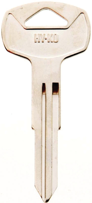 Hy-Ko 11010DA22 Automotive Key Blank, Brass, Nickel, For: Nissan Vehicle Locks