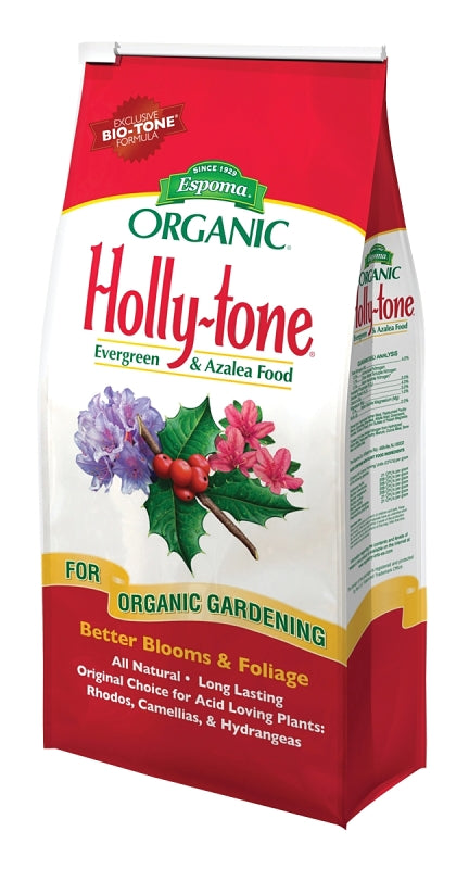 Espoma Holly-tone HT18 Plant Food, 18 lb, Bag, Granular, 4-3-4 N-P-K Ratio
