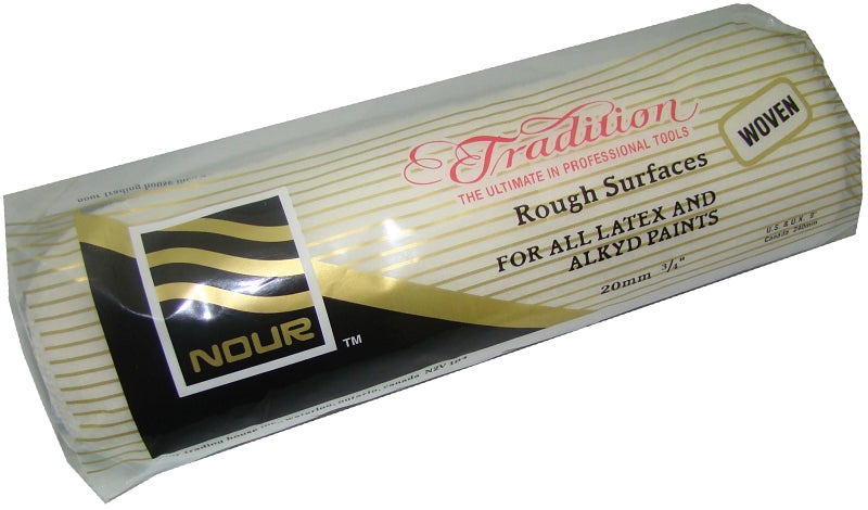 NOUR Tradition Z 9T20 NT Roller Cover Refill, 20 mm Thick Nap, 240 mm L, Nylon/Polyester Cover