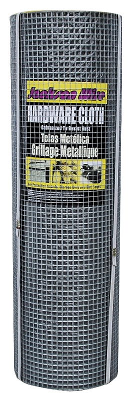 Jackson Wire 11 03 38 13 Hardware Cloth, 100 ft L, 36 in W, 19 Gauge, 1/2 x 1/2 in Mesh, Galvanized