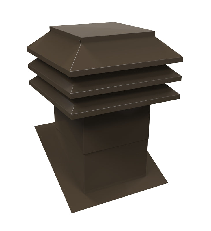 303-12-B SLOPE ROOF VENT BRN