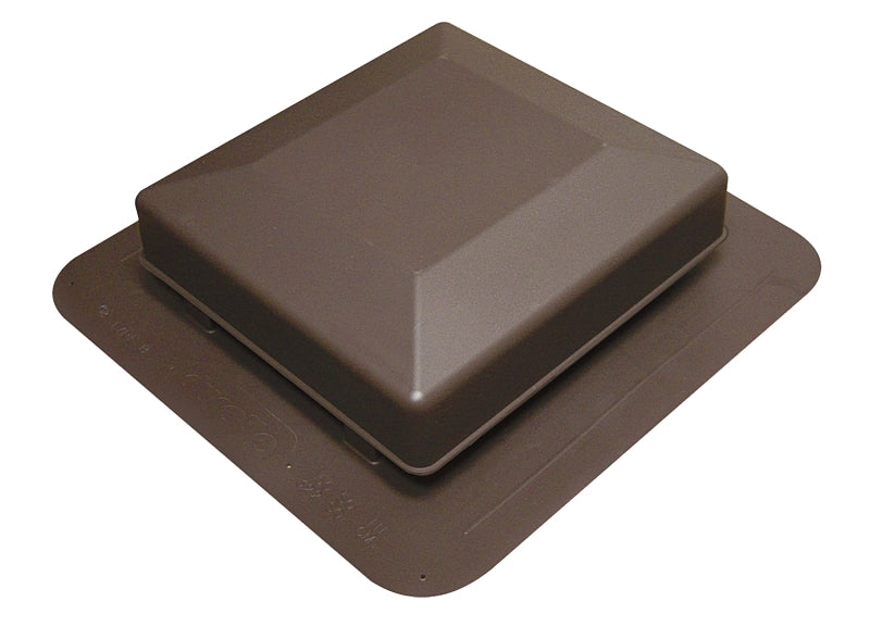 6050BR SQUARE TOP RF VENT BRWN