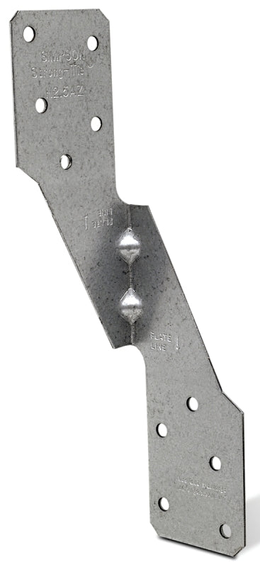 Simpson Strong-Tie H2.5A Hurricane Tie, 6 in L, 1-3/8 in W, Steel