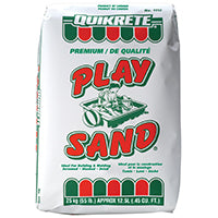 Quikrete 1113-25 Premium Play Sand, Granular, 25 lb Bag, Tan/White