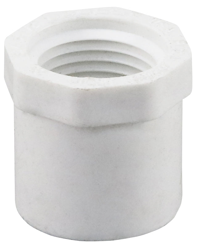 Xirtec 140 435722 Reducing Bushing, 3/4 x 1/2 in, Socket x FPT, PVC, SCH 40 Schedule