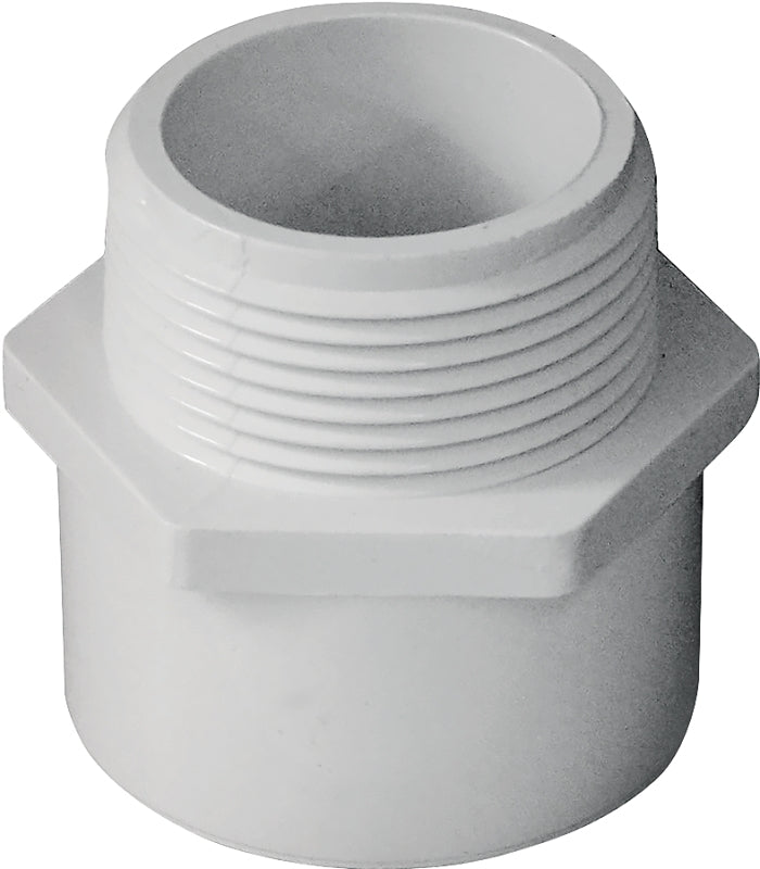 Xirtec 140 435605 Pipe Adapter, 1-1/4 in, Socket x MPT, PVC, SCH 40 Schedule