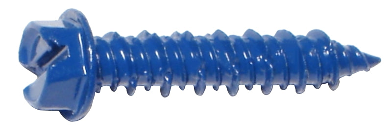 Midwest Fastener 10530 Masonry Screw, 1/4 in Dia, 1-1/4 in L, Steel