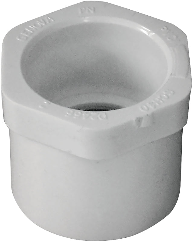 Xirtec 140 435649 Reducing Bushing, 1 x 3/4 in, Spigot x Socket, PVC, SCH 40 Schedule