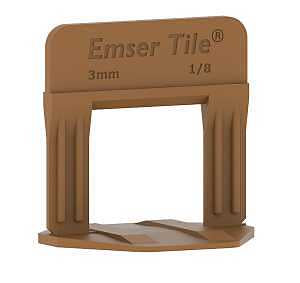 Emser Tile E-LEVEL Series ZEP18E2000 Tile Leveling Spacer, 1/8 in Thick