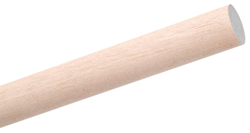 Waddell 6603UB Dowel Rod, 3/16 in Dia, 36 in L, Birchwood