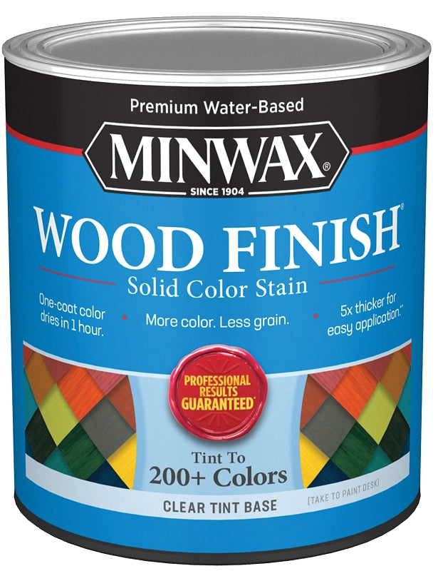 Minwax 117310000 Interior Wood Stain, Solid Stain, Clear Tint, Liquid, 32 fl-oz
