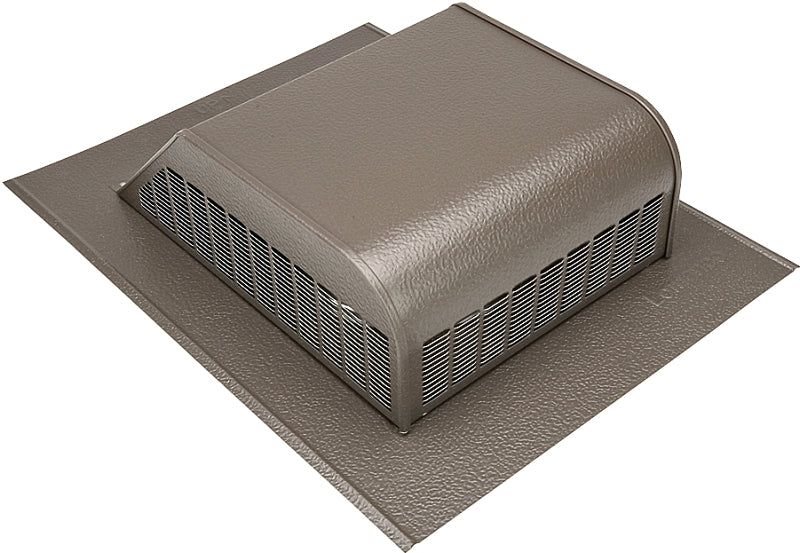 Lomanco LomanCool 750WB Static Roof Vent, 16 in OAW, 50 sq-in Net Free Ventilating Area, Aluminum, Weathered Bronze