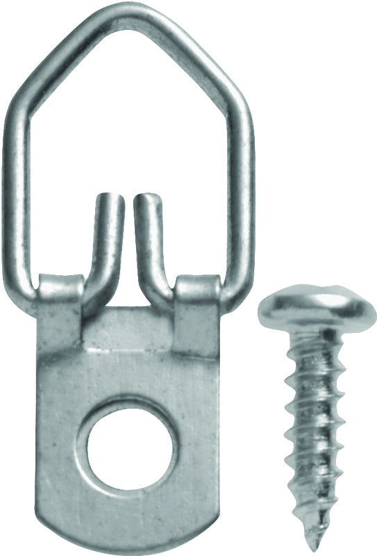 OOK 50206 Picture Hanger, 30 lb, Steel, Zinc