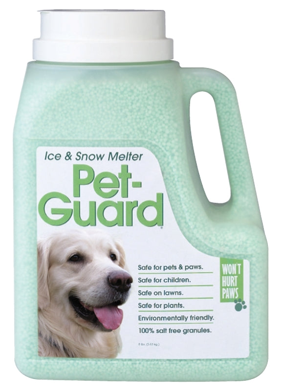 HJ Pet-Guard 9598 Ice Melter, Granular, Green, 8 lb Jug