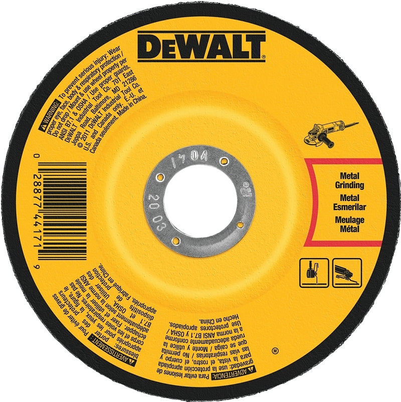 DW4542 GRINDING WHEEL 4-1/2IN