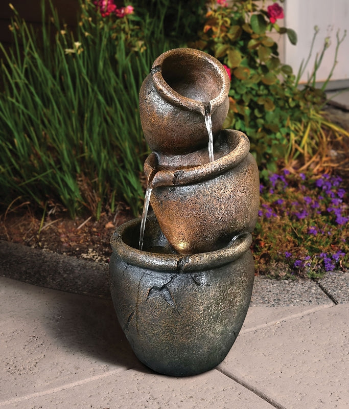 Seasonal Trends Y95770 Pot Alston Garden Fountain, 120 V, 13 gal Reservoir, 350 Lph