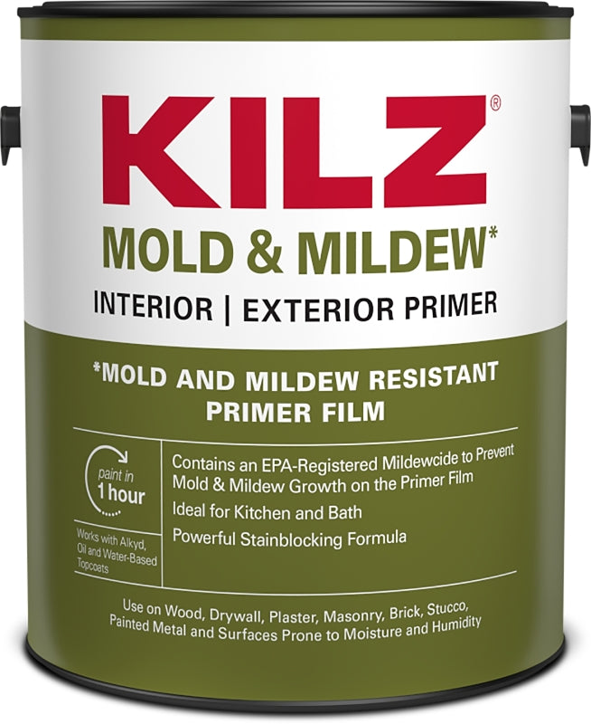 Kilz L204611 Primer, White, 1 gal