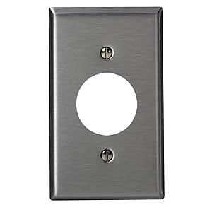 84004-40 S.STEEL WALLPLATE 1-