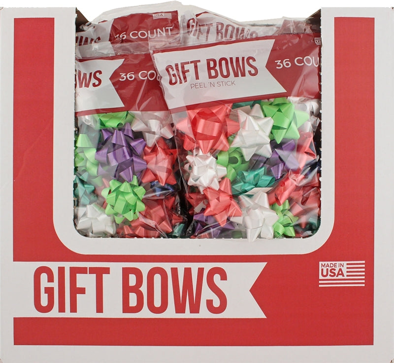 Santas Forest 68101 Gift Bows, Assorted Bow Box Display Counter, 34CT