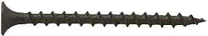 ProFIT 0286198 Screw, #10 Thread, 3-1/2 in L, Coarse Thread, Bugle Head, Phillips Drive, Sharp Point, Phosphate
