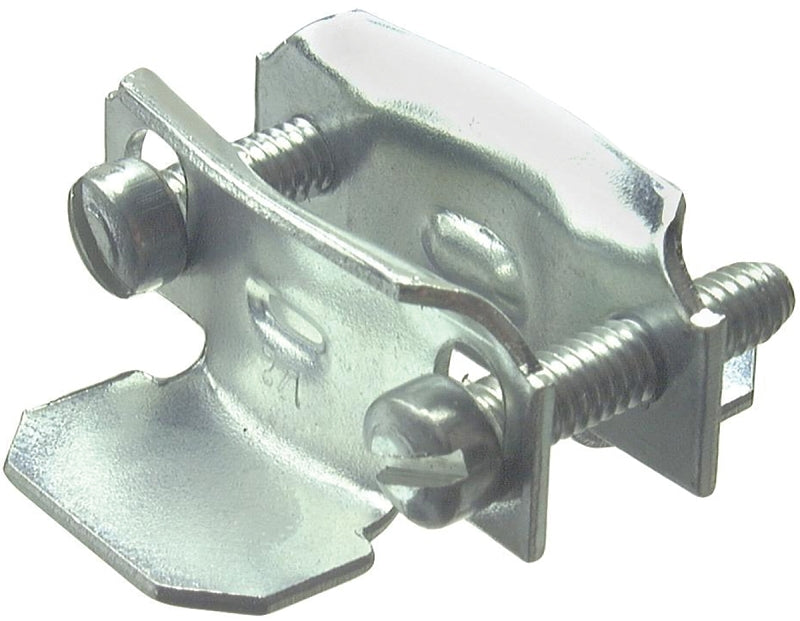 Halex 26512 Clamp Connector, Steel, Galvanized