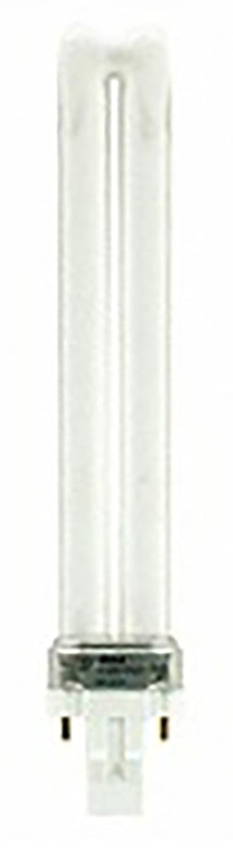 GE 14583 CFL Bulb, 13 W, T4 Lamp, GX23 Lamp Base, 825 Lumens, 2700 K Color Temp, Soft White Light