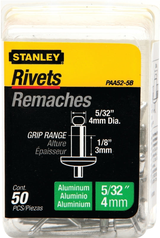 Stanley PAA52-5B Pop Rivet, Reusable, Aluminum