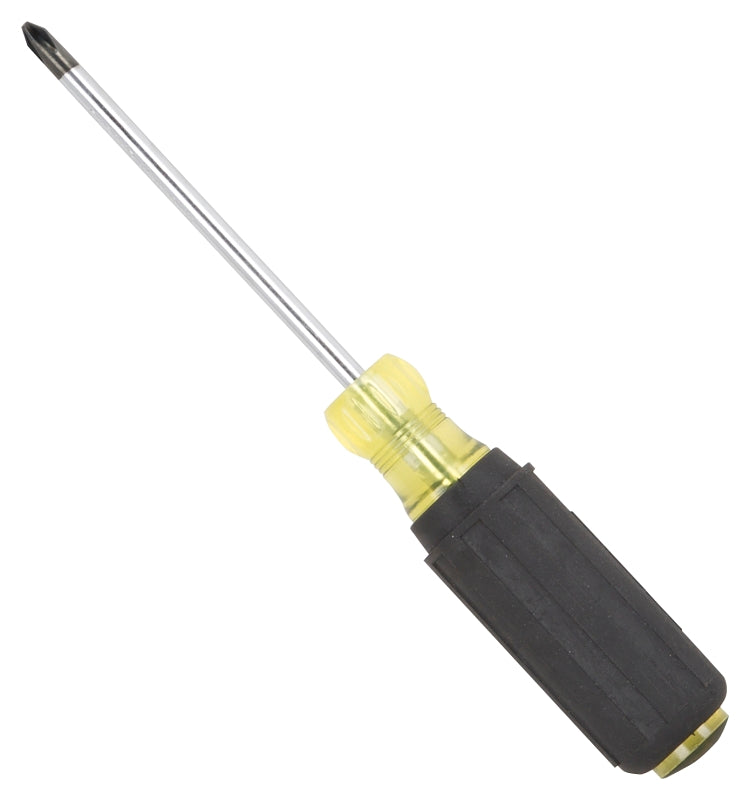 Vulcan Screwdriver, #2 Drive, Phillips Drive, 8-1/4 in OAL, 4 in L Shank, Plastic/Rubber Handle