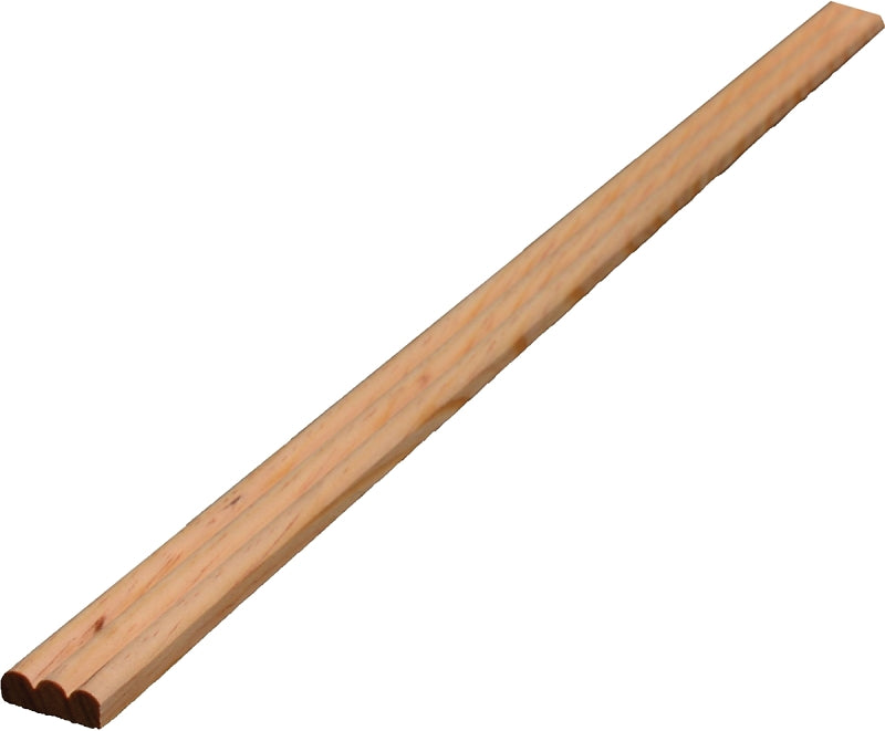 ALEXANDRIA Moulding 00090-20096C1 Screen Trim, 96 in L, 3/4 in W, Pine Wood